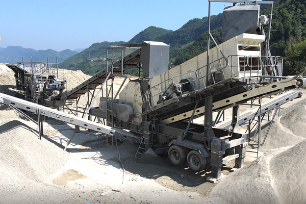 廣東惠州移動(dòng)破碎站工作現(xiàn)場(chǎng)(150t/h)