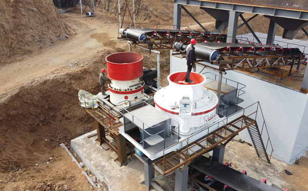 美碩智能圓錐安裝現(xiàn)場